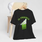 Imaan In Progress Graph Tee | Motivational Progress Chart T-Shirt - Image 3
